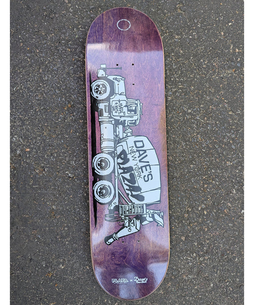Plaza Athletics x Dave's New York Skateboard Deck - Purple