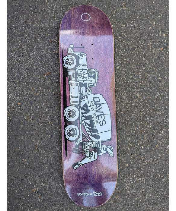 Plaza Athletics x Dave's New York Skateboard Deck - Purple