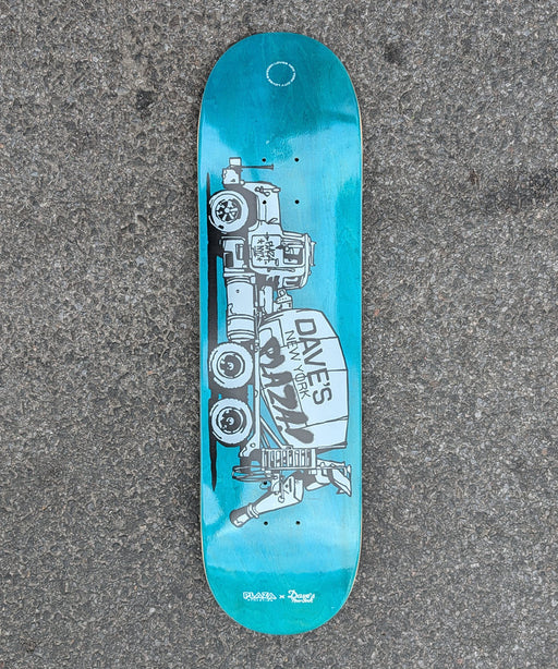 Plaza Athletics x Dave's New York Skateboard Deck - Teal