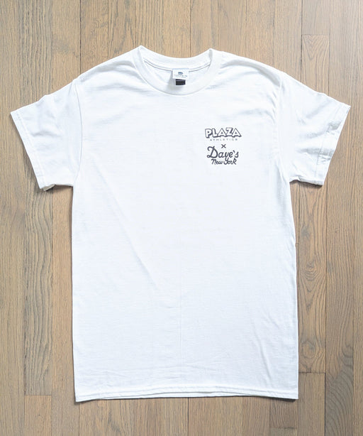 Plaza Athetlics x Dave's New York "Storefront" T-shirt - White
