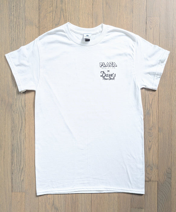 Plaza Athetlics x Dave's New York "Storefront" T-shirt - White