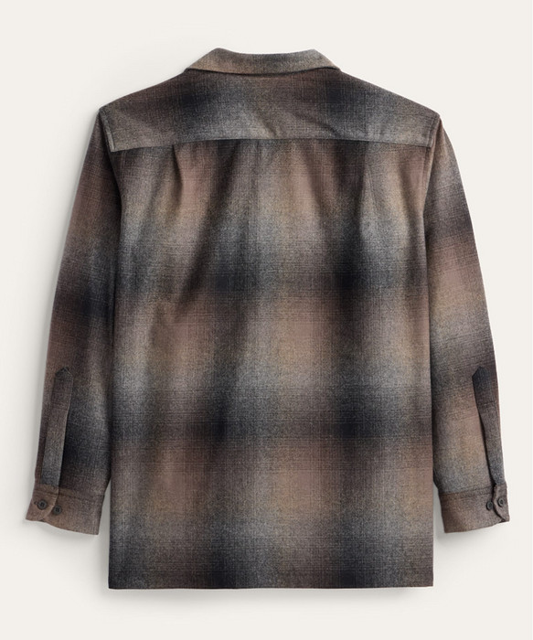 Pendleton Men's Wool Board Shirt - Brown/Charcoal Ombre at Dave's New York