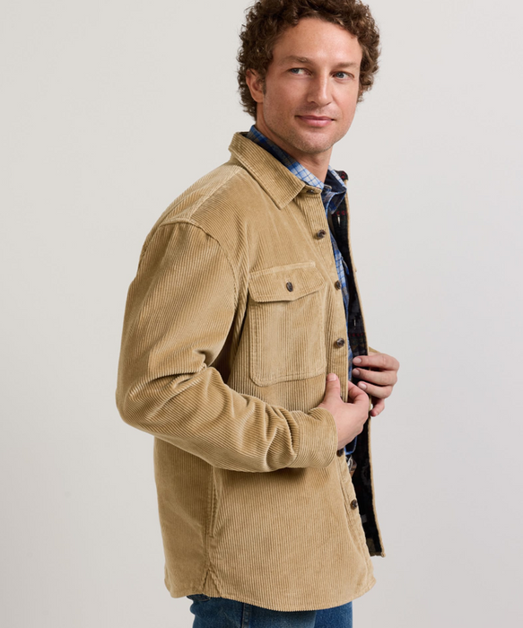 Pendleton Men's Belmont Corduroy Shirt Jacket - Khaki at Dave's New York