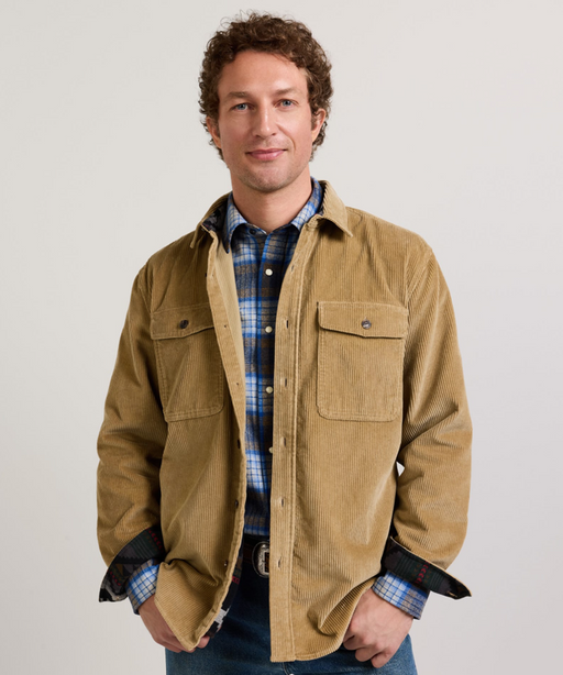 Pendleton Men's Belmont Corduroy Shirt Jacket - Khaki at Dave's New York