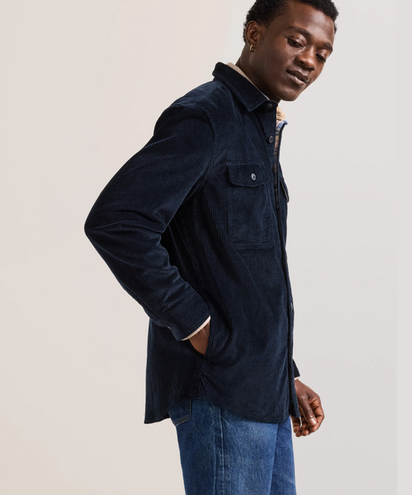 Pendleton Men's Belmont Corduroy Shirt Jacket - Navy at Dave's New York