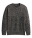 Pendleton Men’s Shetland Wool Sweater - Black/Wheat Heather at Dave's New York