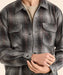 Pendleton Men's Board Wool Shirt - Grey Mix Multi Plaid at Dave's New York