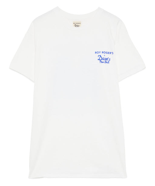 Roy Roger's X Dave's New York "Statement Pant" T-shirt - White