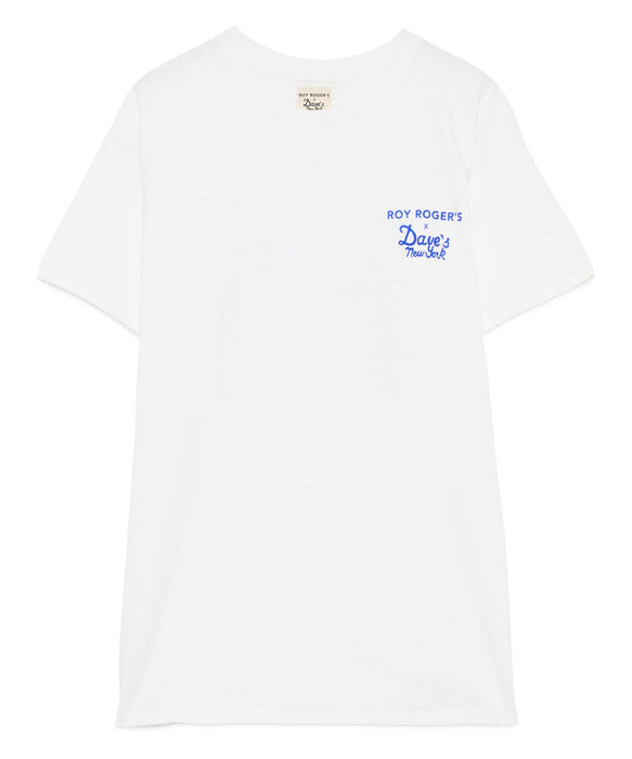 Roy Roger's X Dave's New York "Statement Pant" T-shirt - White