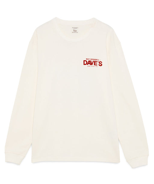 Roy Roger's X Dave's New York Collab Vintage Store Long Sleeve T-shirt - Off White