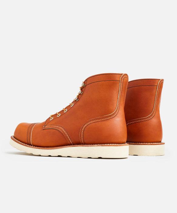 Red Wing Heritage Iron Ranger Traction Tred Work Boots - Oro Leather at Dave's New York