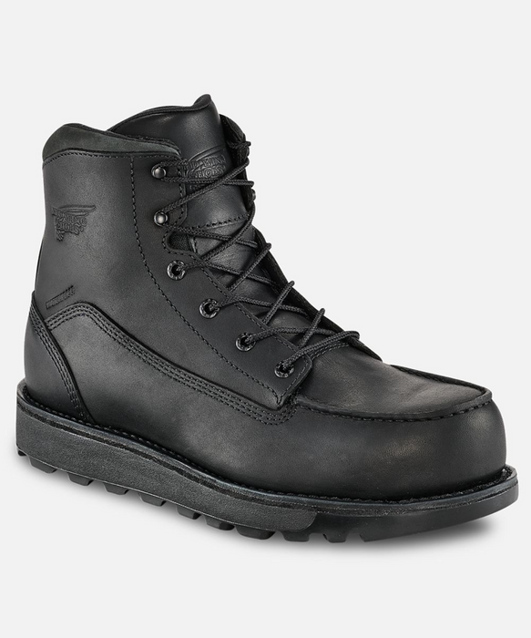 Red Wing Shoes Traction Tred Lite Safety Toe Work Boots - Black at Dave's New York