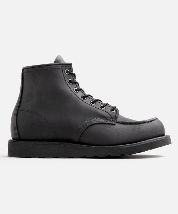 Red Wing Heritage 6-inch Classic Moc Toe Boots - Black Harness at Dave's New York