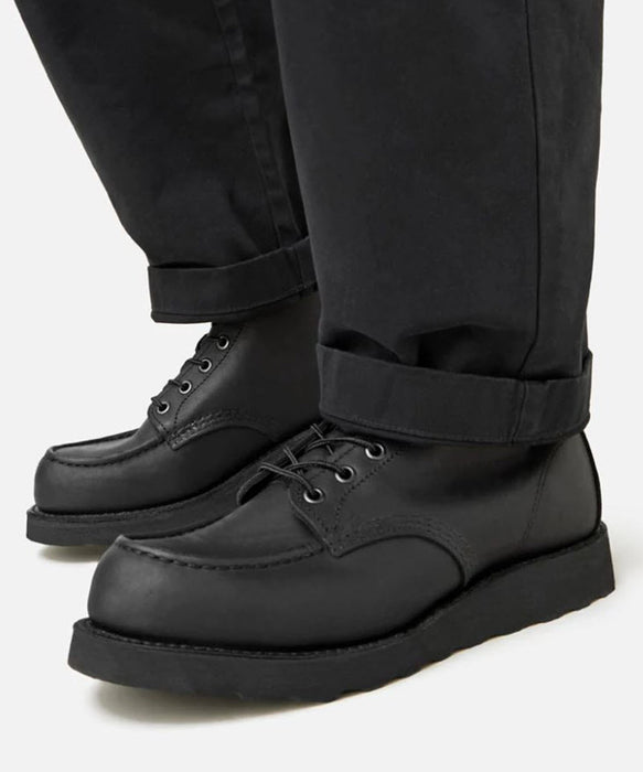 Red Wing Heritage 6-inch Classic Moc Toe Boots - Black Harness at Dave's New York