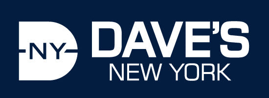 Dave's New York Vintage Logo Hooded Sweatshirt - Storm Blue