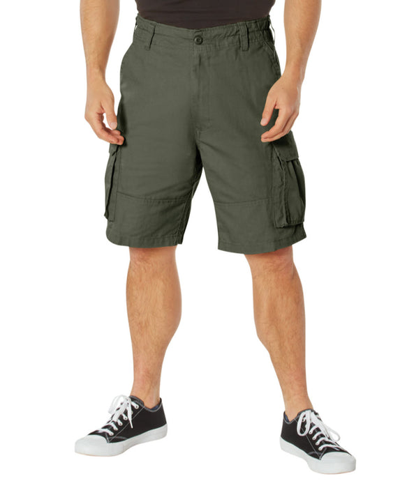 Rothco Men's Vintage Paratrooper Cargo Shorts - Olive Drab at Dave's New York