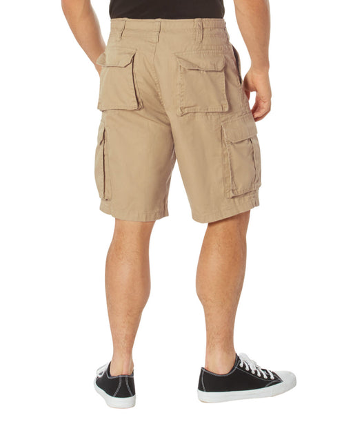 Rothco Men's Vintage Paratrooper Cargo Shorts - Khaki at Dave's New York