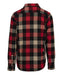 Schott NYC Men's Plaid Flannel Shirt - Black/Red at Dave's New York