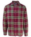 Schott NYC Men's Plaid Flannel Shirt - Burgundy at Dave's New York