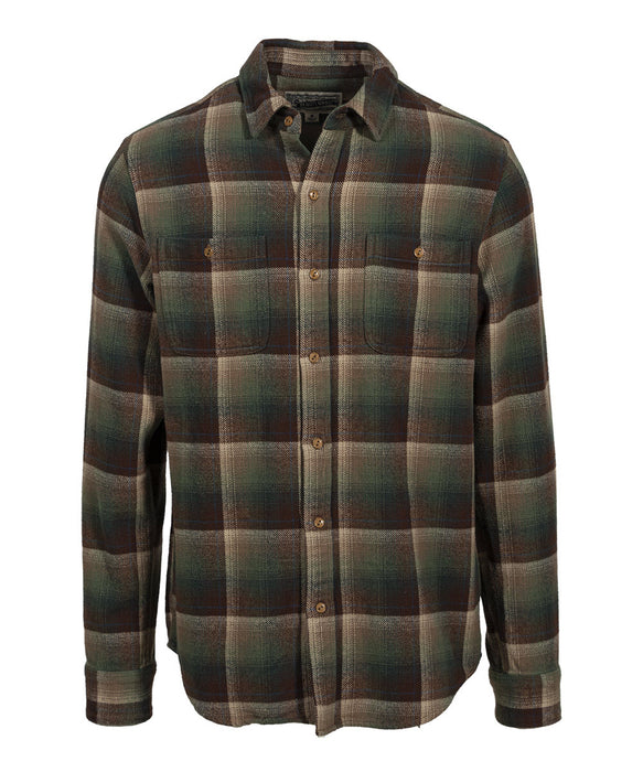 Schott NYC Men's Plaid Flannel Shirt - Falling Leave at Dave's New York