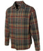Schott NYC Men's Plaid Flannel Shirt - Olive at Dave's New York