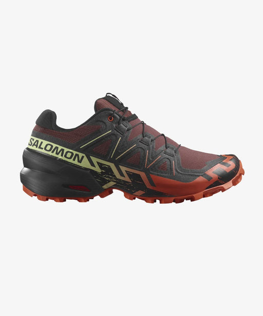 Salomon Men's Speedcross 6 Trail Running Shoes - Rum Raisin/Cherry Tomato/Cognac at Dave's New York