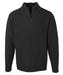 Schott NYC Men's Wool Half-Zip Sweater - Black at Dave's New York