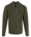 Schott NYC Men's Wool Half-Zip Sweater - Moss at Dave's New York