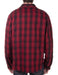 Schott Sherpa Lined Wool CPO Shirt - Red Plaid at Dave's New York