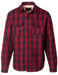Schott Sherpa Lined Wool CPO Shirt - Red Plaid at Dave's New York