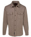 Schott NYC Men’s CPO Wool Shirt - Taupe at Dave's New York