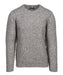 Schott NYC Men's Rolled Edge Tri Blend Sweater - Cloud Grey at Dave's New York