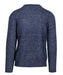 Schott NYC Men's Rolled Edge Tri Blend Sweater - Navy at Dave's New York
