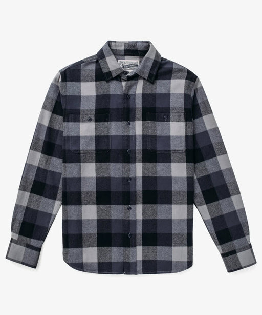Schott NYC Men's Flannel Shirt - Blue/Grey at Dave's New York