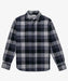 Schott NYC Men's Flannel Shirt - Blue/Grey at Dave's New York