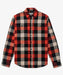 Schott NYC Men's Flannel Shirt - Red/Black at Dave's New York