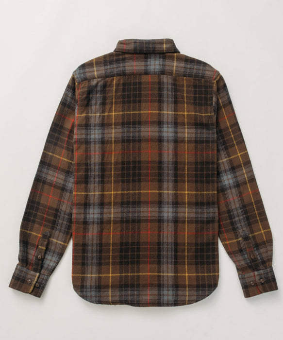 Schott NYC Men's Plaid Flannel Shirt - Moss at Dave's New York