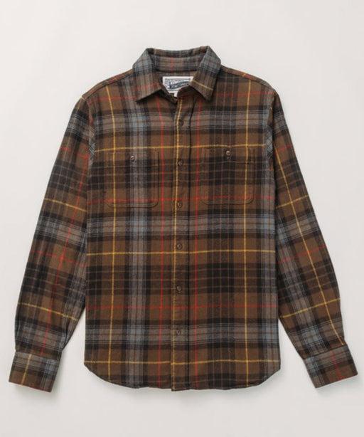 Schott NYC Men's Plaid Flannel Shirt - Moss at Dave's New York
