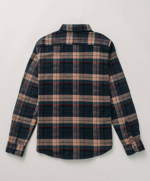 Schott NYC Men's Plaid Flannel Shirt - Tan/Navy at Dave's New York