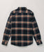 Schott NYC Men's Plaid Flannel Shirt - Tan/Navy at Dave's New York