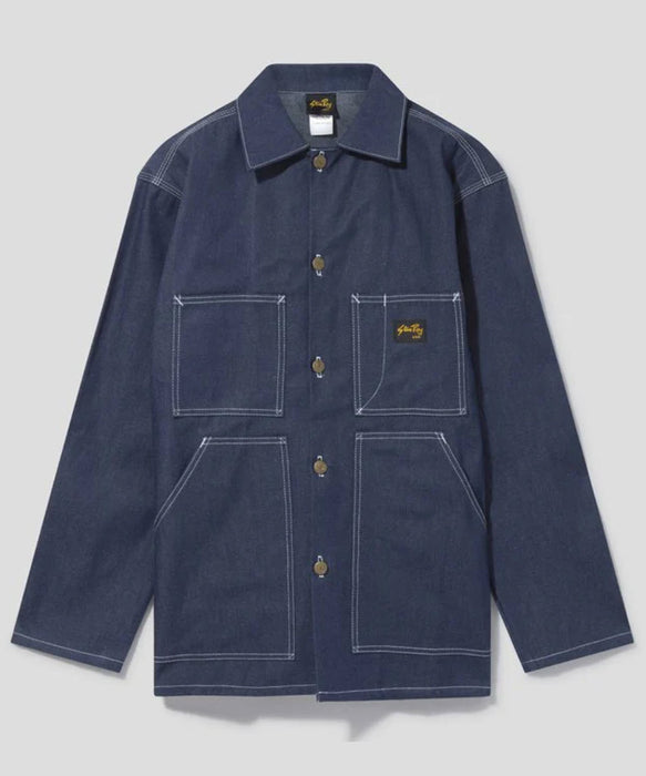 Stan Ray Shop Jacket - Indigo Denim at Dave's New York