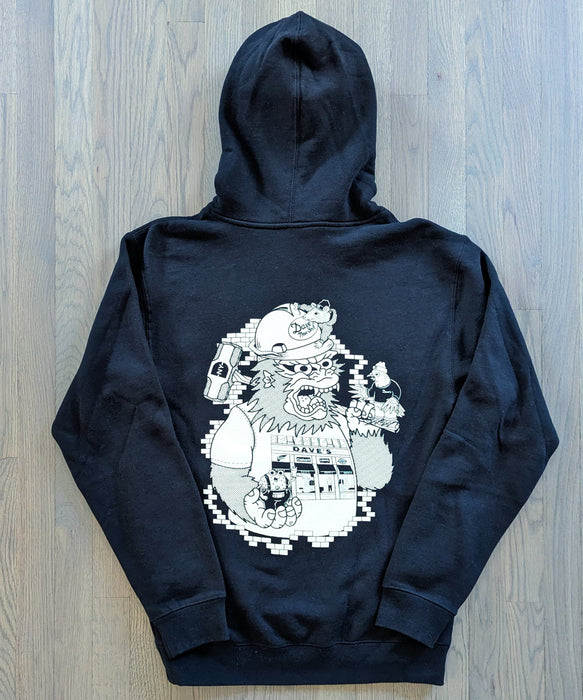 Dave's New York x Henbo Henning Collab Hoodie - Kong Smash Black