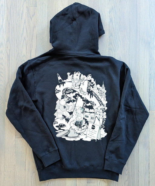 Dave's New York x Henbo Henning Collab Hoodie - Black Big D