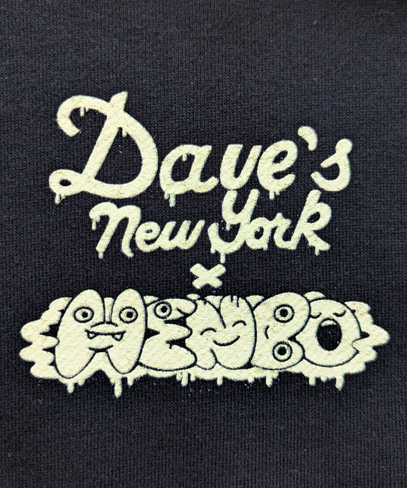 Dave's New York x Henbo Henning Collab Hoodie - Kong Smash Black