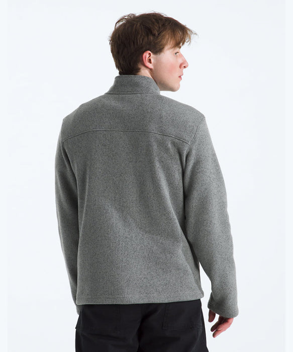 The North Face Men's Gordon Lyon 1/4-Zip Fleece - Grey Heather at Dave's New York