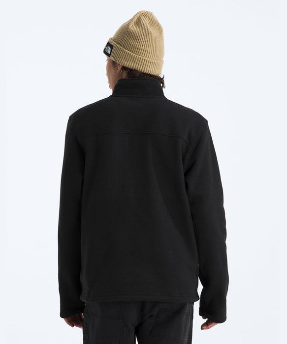 The North Face Men's Gordon Lyon 1/4-Zip Fleece - Black Heather at Dave's New York