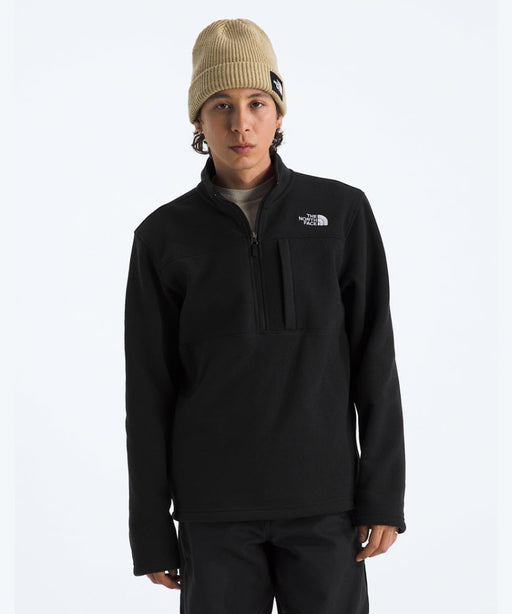 The North Face Men's Gordon Lyon 1/4-Zip Fleece - Black Heather at Dave's New York
