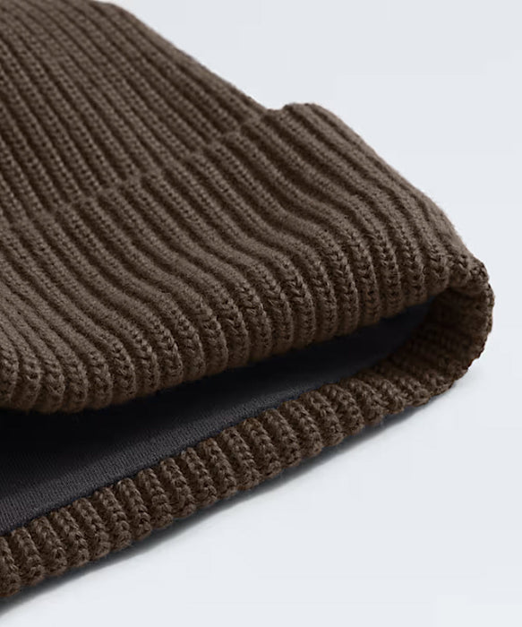 The North Face Salty Lined Beanie - Smokey Brown at Dave's New York