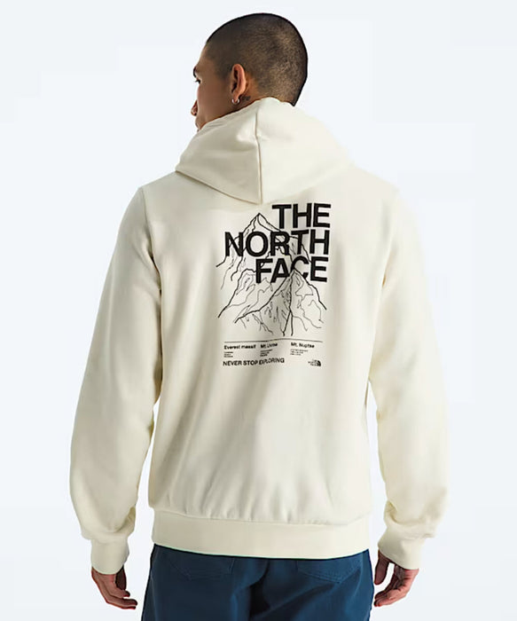 The North Face Men's Evolution Half Dome Hoodie - White Dune at Dave's New York