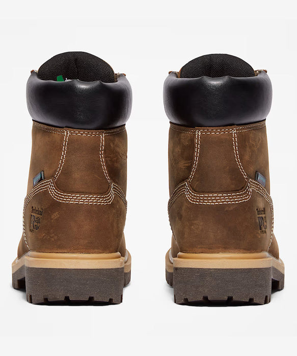 Timberland Pro Women's Steel Toe Waterproof Boots - Turkish Coffee Brown at Dave's New York